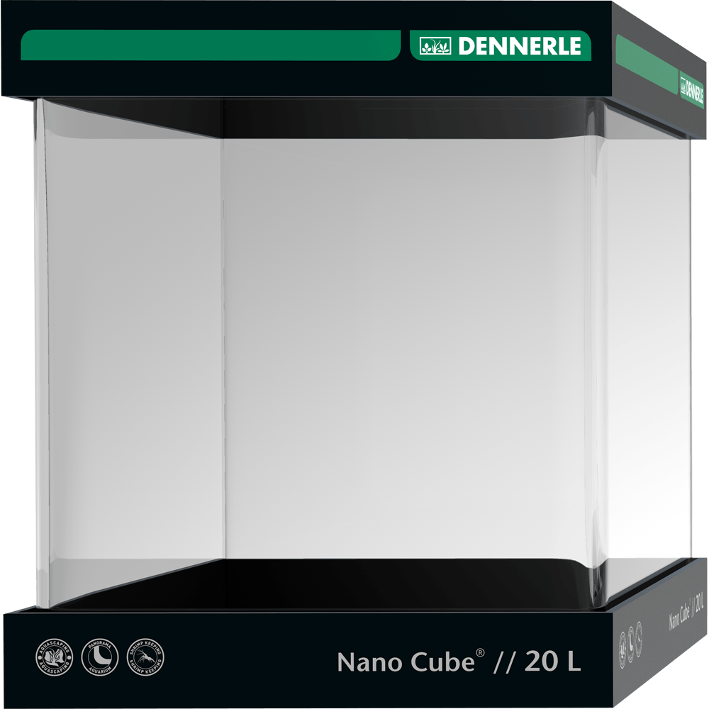 картинка Dennerle NanoCube 20 - Нано-аквариум, 25х25х30 см, 20 л интернет-магазин a-nature.ru