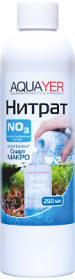картинка AQUAYER, Нитрат – компонент Смарт МАКРО, 250 mL   интернет-магазин a-nature.ru