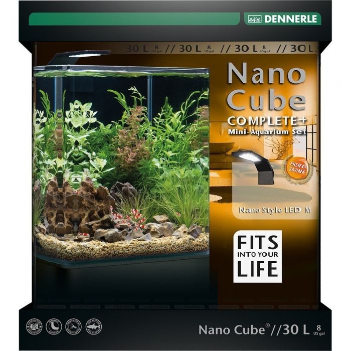 картинка Dennerle NanoCube Complete+ 30 Style LED M - Нано-аквариум с расширенным комлектом для установки и с интернет-магазин a-nature.ru